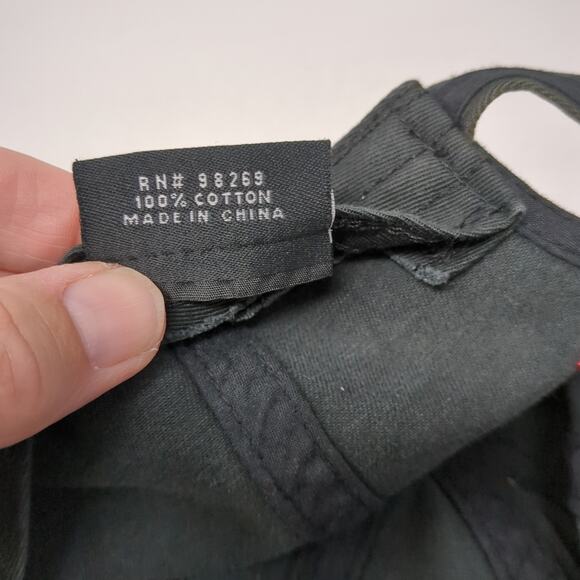 L2 Data Collection Slideback Baseball Cap Black One Size Alternative Apparel - Picture 10 of 10